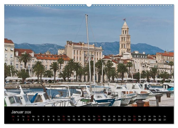 Produktbild: Gr&uuml;&szlig;e aus Kroatien (Wandkalender 2026 DIN A2 quer), CALVENDO Monatskalender
