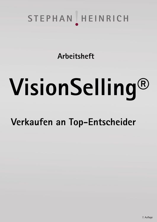 Produktbild: Arbeitsheft VisionSelling