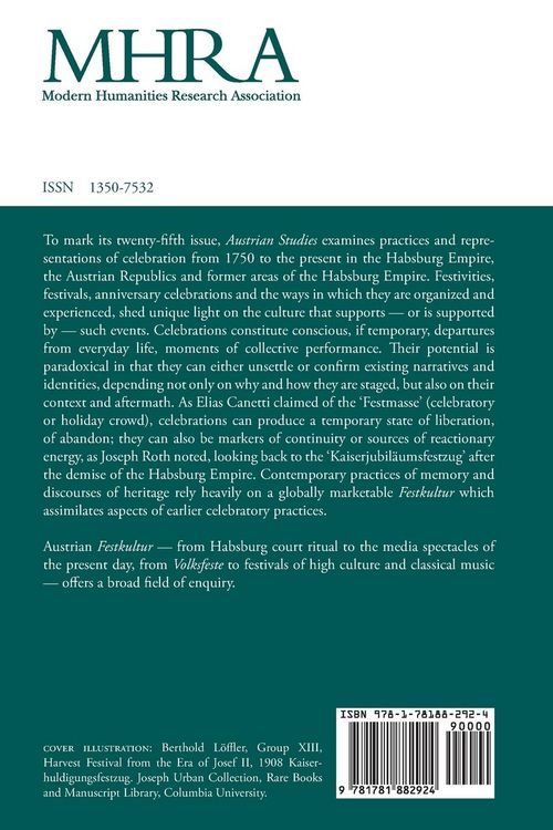 Produktbild: Austrian Studies 25