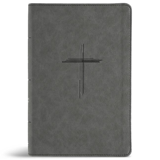 Produktbild: CSB Personal Size Giant Print Bible, Digital Study Edition, Charcoal Suedesoft Leathertouch, Indexed