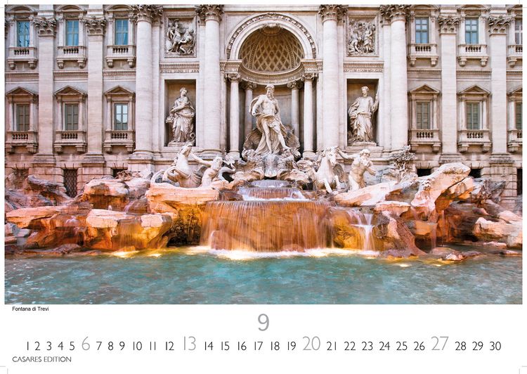Produktbild: Rom Kalender 2026 – Wandkalender | Fotokalender Italien 35x50cm - mit 12 beeindruckenden Motiven der ewigen Stadt