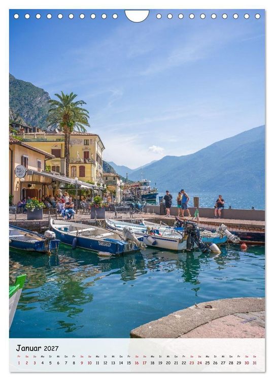Produktbild: Limone sul Garda - Perle am Westufer des Gardasees (Wandkalender 2027 DIN A4 hoch), CALVENDO Monatskalender