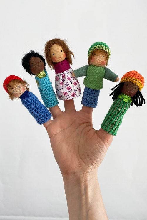 Produktbild: Fingerp&uuml;ppchen h&auml;keln und n&auml;hen