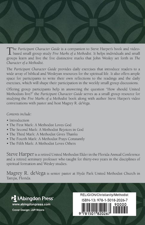 Produktbild: Five Marks of a Methodist: Participant Character Guide