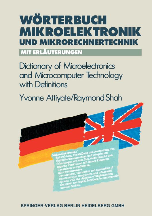 Produktbild: W&ouml;rterbuch der Mikroelektronik und Mikrorechnertechnik mit Erl&auml;uterungen / Dictionary of Microelectronics and Microcomputer Technology with Definition