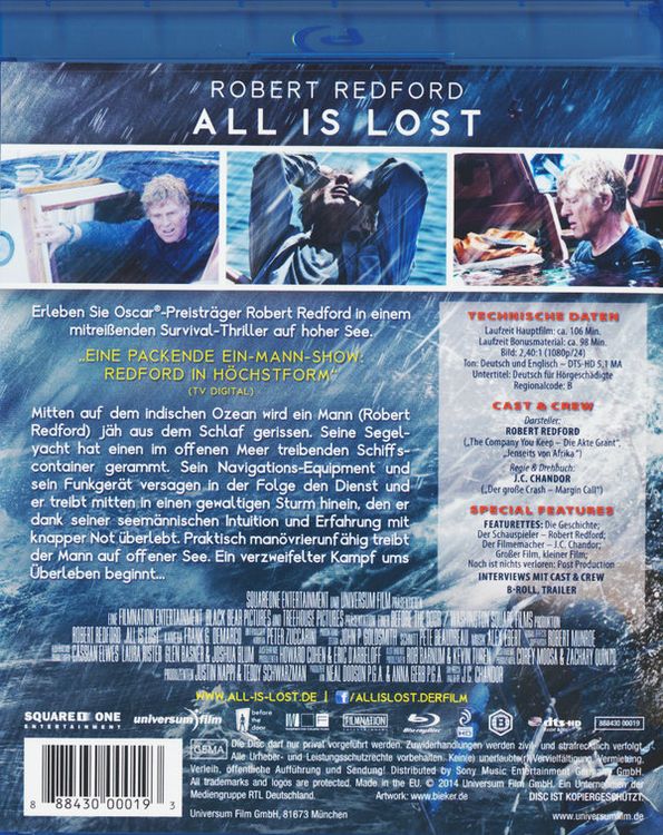 Produktbild: All Is Lost
