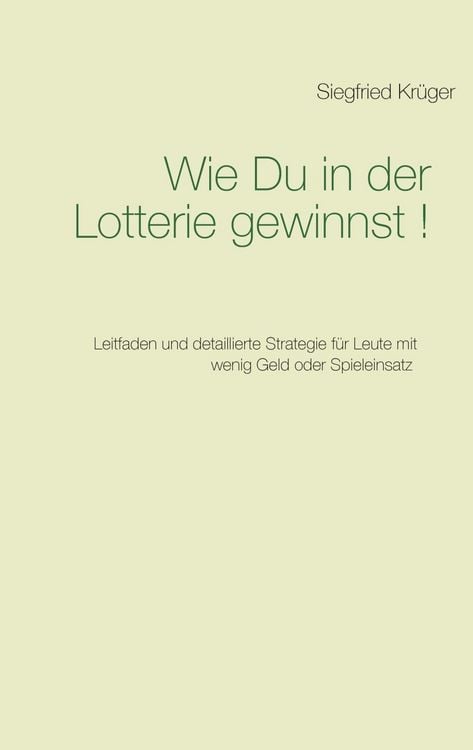 Produktbild: Wie Du in der Lotterie gewinnst!