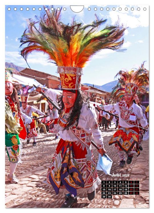 Produktbild: Peru - Kultur - Menschen - Natur (Wandkalender 2026 DIN A4 hoch), CALVENDO Monatskalender