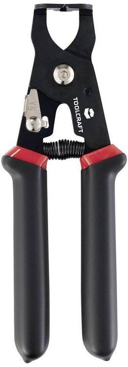 Produktbild: TOOLCRAFT HT04582 Kabelbinderzange zum Trennen von Polyamid-Kabelbindern