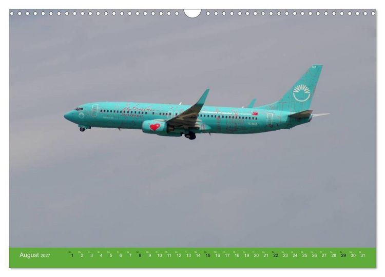 Produktbild: Die sch&ouml;nsten Flugzeug-Bemalungen (Wandkalender 2027 DIN A3 quer), CALVENDO Monatskalender