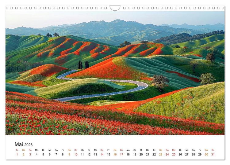 Produktbild: Natur im Jahr (Wandkalender 2026 DIN A3 quer), CALVENDO Monatskalender