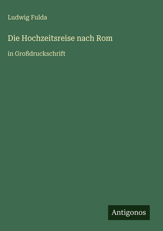 Produktbild: Die Hochzeitsreise nach Rom