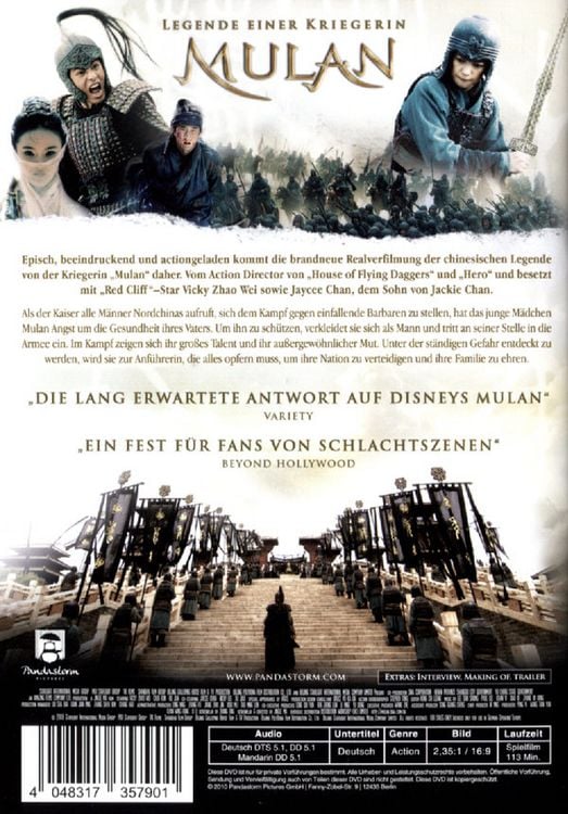 Produktbild: Mulan - Legende einer Kriegerin