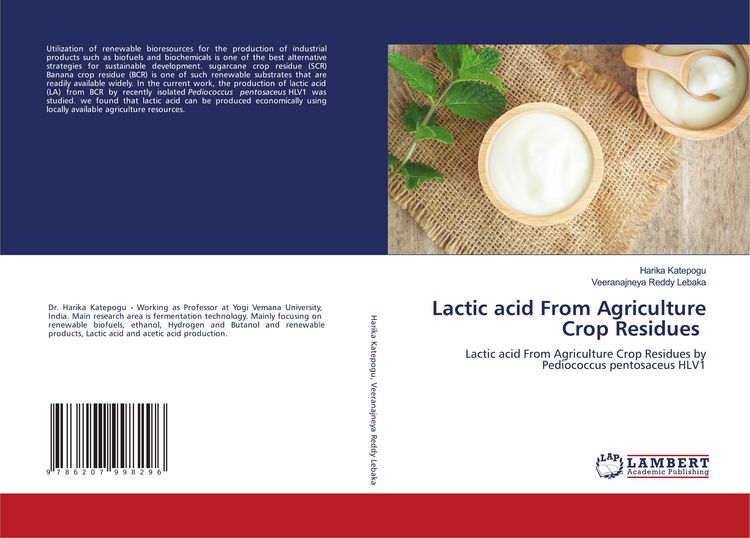 Produktbild: Lactic acid From Agriculture Crop Residues