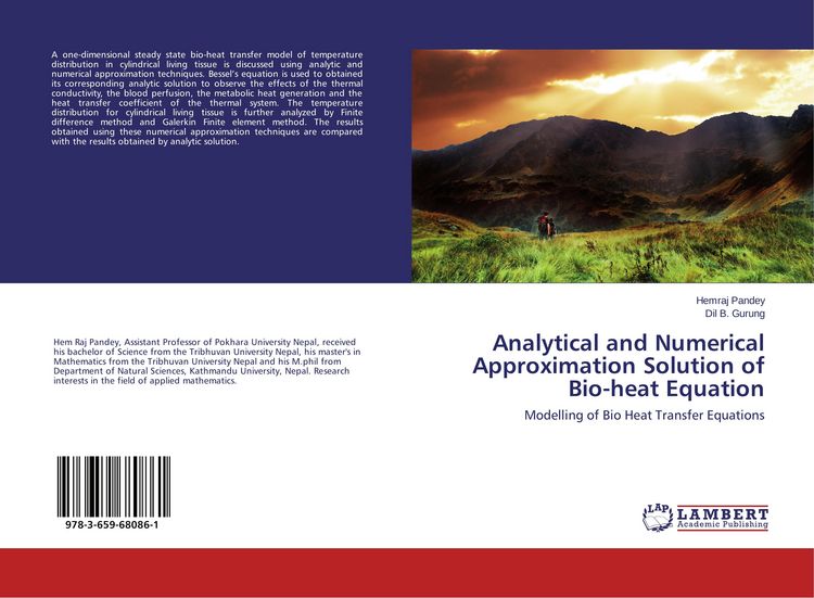 Produktbild: Analytical and Numerical Approximation Solution of Bio-heat Equation