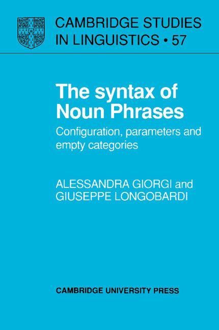 Produktbild: The Syntax of Noun Phrases