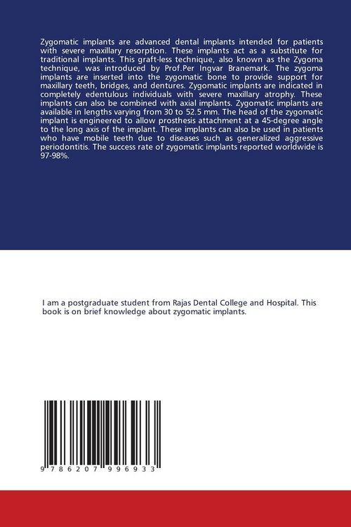 Produktbild: Zygomatic Implants in Rehabilitation Of Atrophic Maxilla