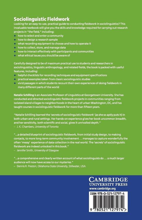 Produktbild: Sociolinguistic Fieldwork