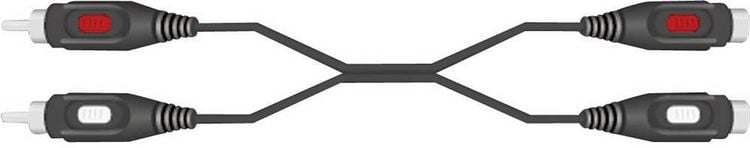 Produktbild: SpeaKa Professional SP-1300380 Cinch Audio Verl&auml;ngerungskabel [2x Cinch-Stecker - 2x Cinch-Buchse] 3.00 m Schwarz