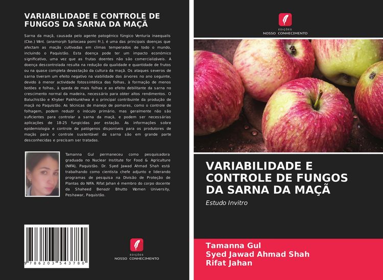 Produktbild: Variabilidade E Controle De Fungos Da Sarna Da Ma&ccedil;&atilde;