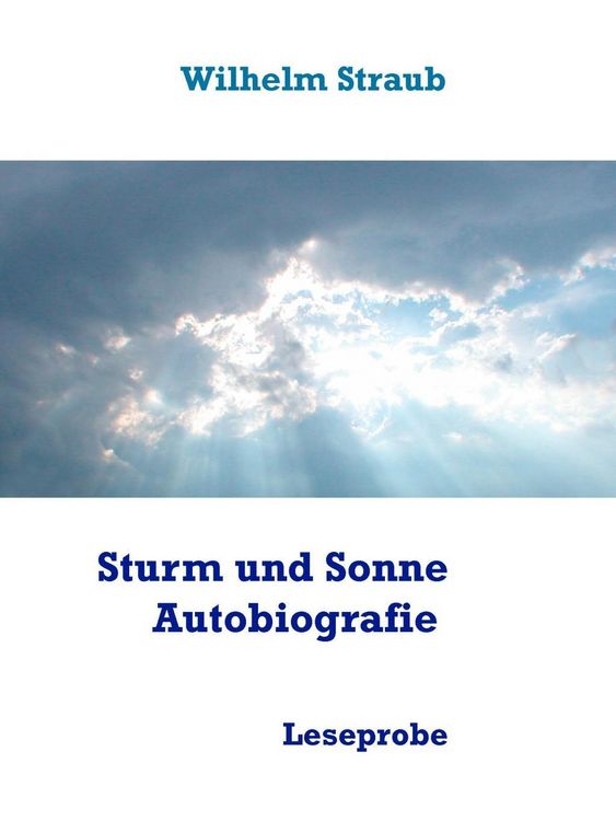 Produktbild: Sturm und Sonne - Autobiografie