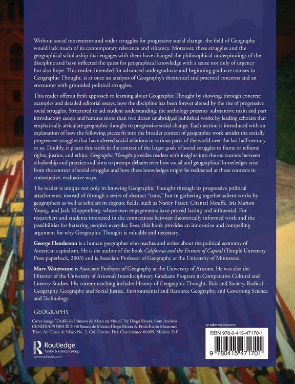 Produktbild: Geographic Thought