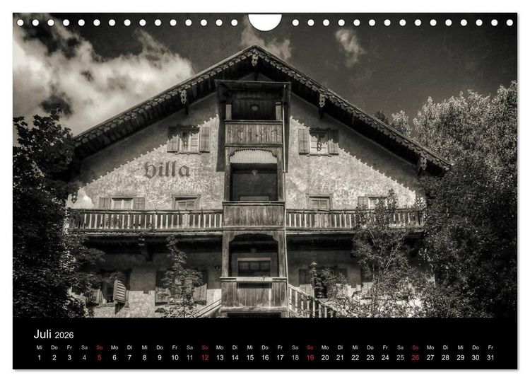 Produktbild: Lost Places Geisterh&auml;user (Wandkalender 2026 DIN A4 quer), CALVENDO Monatskalender