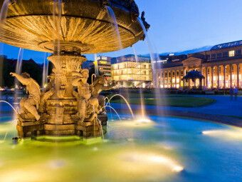 Produktbild: CALVENDO Puzzle Schlossplatz in Stuttgart | 1000 Teile Lege-Gr&ouml;&szlig;e 64x48cm Foto-Puzzle f&uuml;r gl&uuml;ckliche Stunden