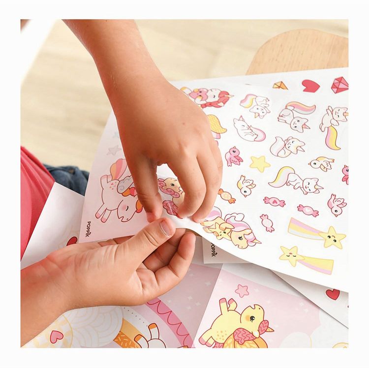 Produktbild: POPPIK - Kreativ Poster & Sticker Einh&ouml;rner