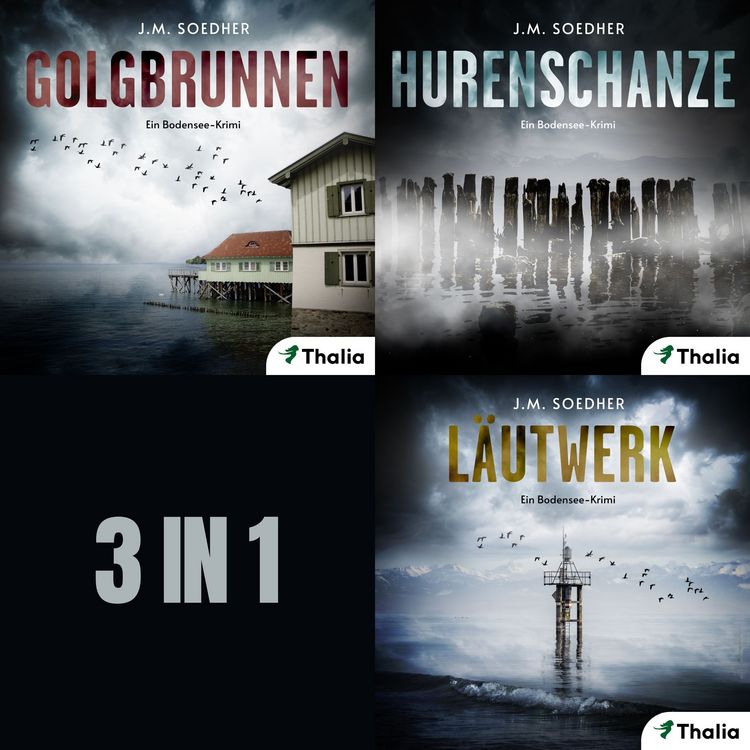 Produktbild: 3 Bodenseekrimis: Golgbrunnen - Hurenschanze - L&auml;utwerk (Nur bei uns!)