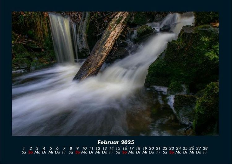 Produktbild: Wasserf&auml;lle 2025 Fotokalender DIN A4