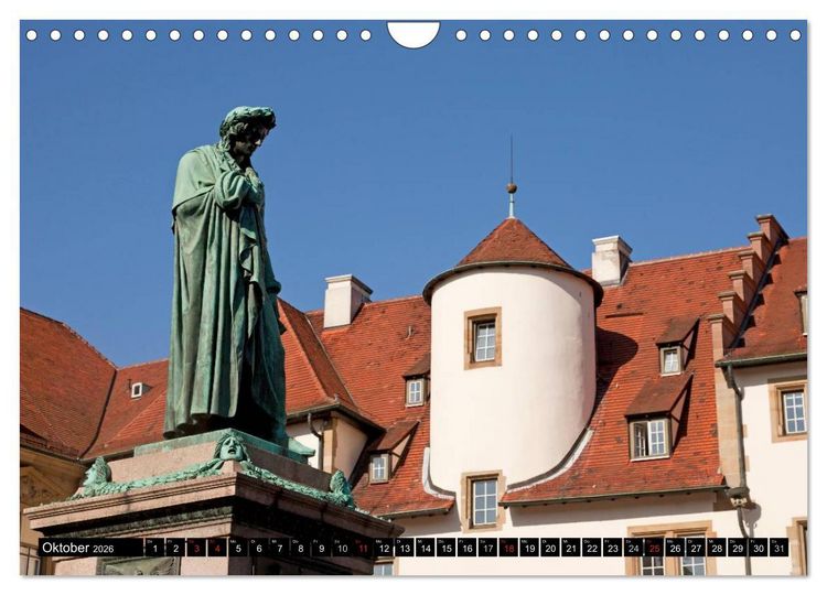Produktbild: Landeshauptstadt Stuttgart (Wandkalender 2026 DIN A4 quer), CALVENDO Monatskalender