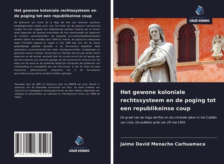 Produktbild: Het gewone koloniale rechtssysteem en de poging tot een republikeinse coup