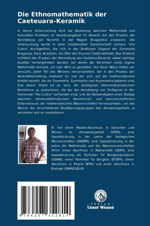 Produktbild: Die Ethnomathematik der Caeteuara-Keramik