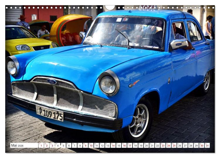 Produktbild: ZEPHYR - Ein britischer Ford in Kuba (Wandkalender 2026 DIN A3 quer), CALVENDO Monatskalender