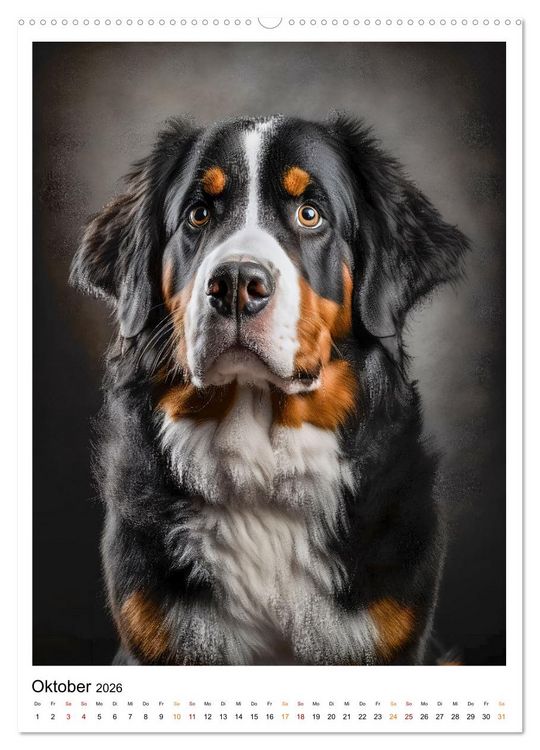 Produktbild: Hunde Lieblinge (hochwertiger Premium Wandkalender 2026 DIN A2 hoch), Kunstdruck in Hochglanz