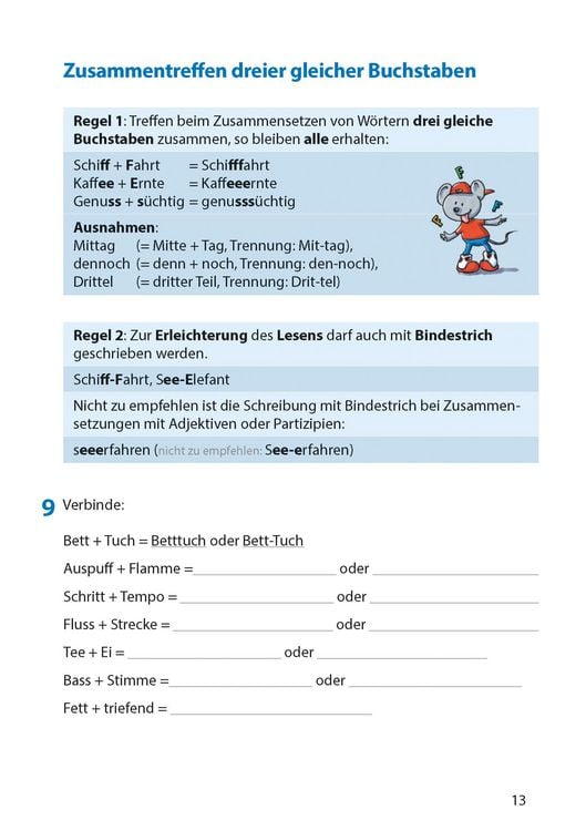 Produktbild: Rechtschreibtraining ab 5. Klasse und f&uuml;r Erwachsene, A5-Heft