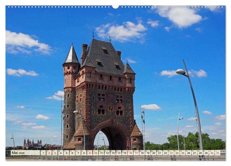 Produktbild: Worms-Nibelungenstadt am Rhein (hochwertiger Premium Wandkalender 2026 DIN A2 quer), Kunstdruck in Hochglanz