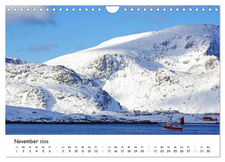Produktbild: Die Lofoten - Magie des Lichtes (Wandkalender 2026 DIN A4 quer), CALVENDO Monatskalender