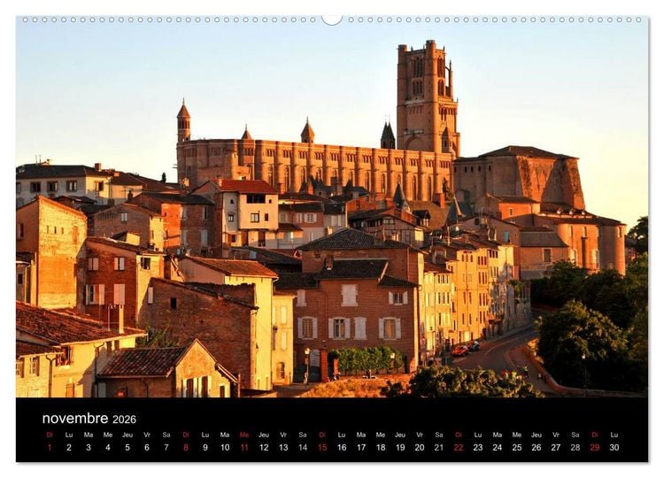 Produktbild: Occitanie (Calendrier mural 2026 DIN A2 vertical) calendrier de bureau