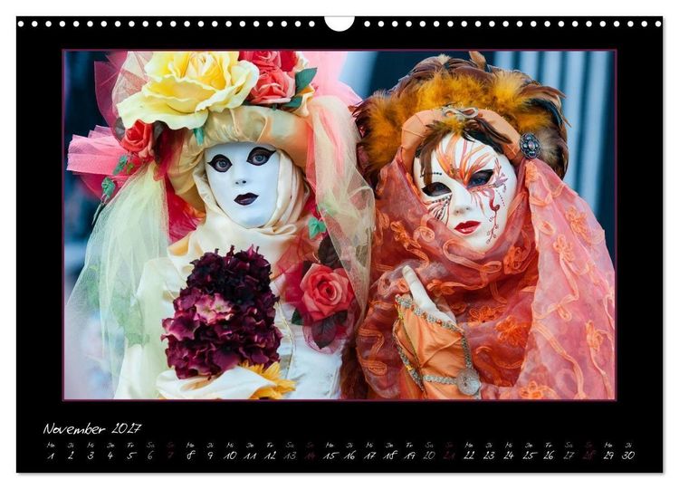 Produktbild: Venezianische Masken in Ludwigsburg (Wandkalender 2027 DIN A3 quer), CALVENDO Monatskalender