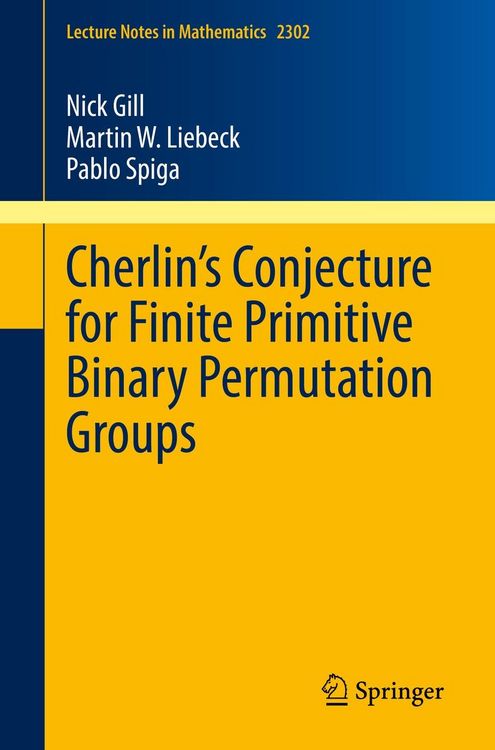Produktbild: Cherlin's Conjecture for Finite Primitive Binary Permutation Groups
