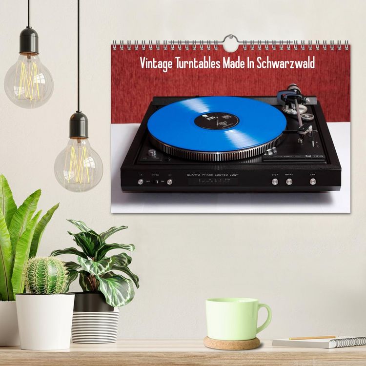 Produktbild: Vintage Turntables Made In Schwarzwald (Wandkalender 2026 DIN A4 quer), CALVENDO Monatskalender