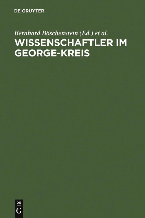 Produktbild: Wissenschaftler im George-Kreis
