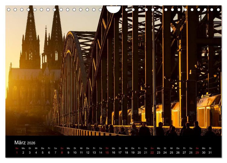 Produktbild: K&ouml;lner - Blickwinkel (Wandkalender 2026 DIN A4 quer), CALVENDO Monatskalender