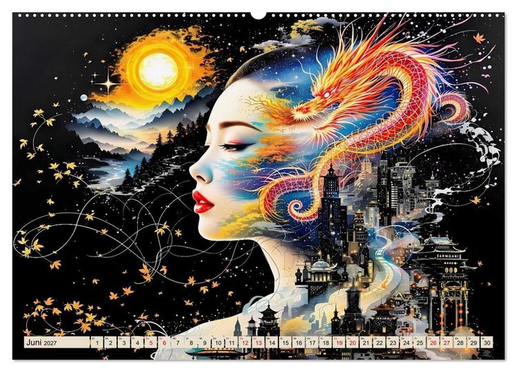 Produktbild: Spiegelst&auml;dte der Seele - Urbanes Labyrinth der Wahrnehmung (hochwertiger Premium Wandkalender 2027 DIN A2 quer), Kunstdruck in Hochglanz