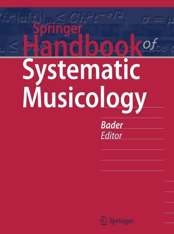 Produktbild: Springer Handbook of Systematic Musicology