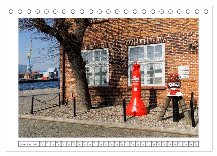 Produktbild: Unser sch&ouml;nes Wismar (Tischkalender 2026 DIN A5 quer), CALVENDO Monatskalender