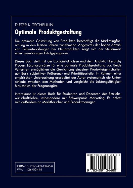 Produktbild: Optimale Produktgestaltung