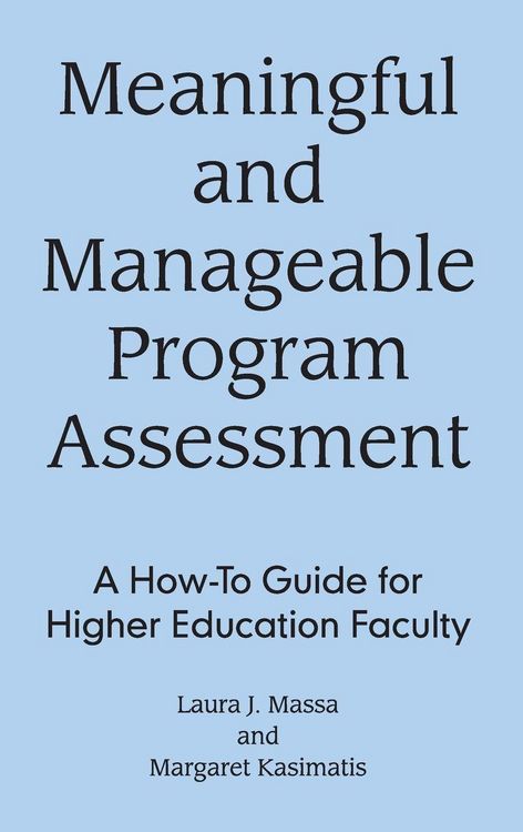 Produktbild: Meaningful and Manageable Program Assessment